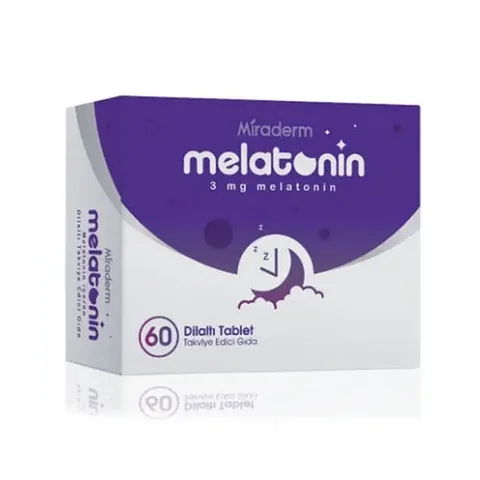 Miraderm Melatonin 3 mg Sublingualtabletten - 60 Stück