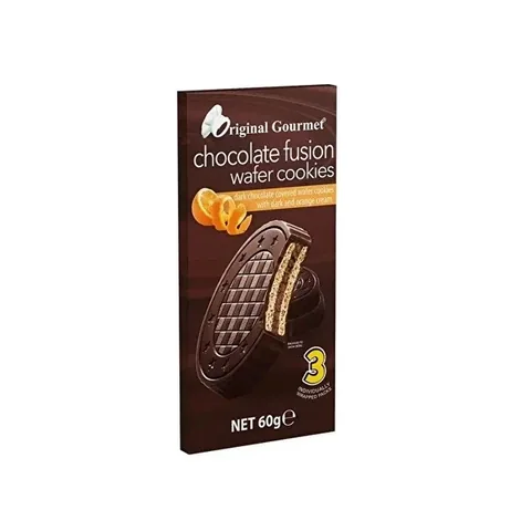 Original Gourmet كوكيز الويفر الأصلي ذو النكهة الذواقة الداكنة 60 غرام