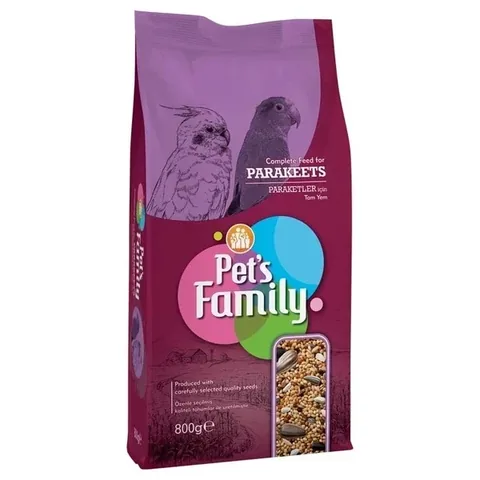 Wellensittichfutter 800g - 8-Saat-Mischung von Pet's Family