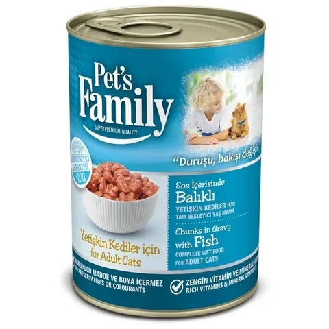 Pet's Family Fisch Katzenfutter in Sauce - 400g
