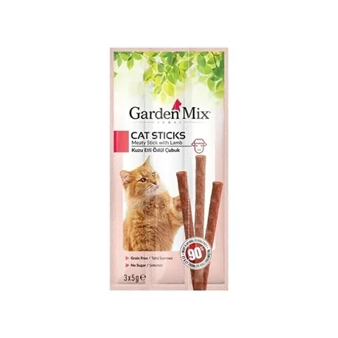 Gardenmix Cat Reward Stick with Lamb - 3x5g Healthy Snack