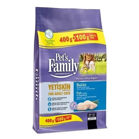 Pet's Family Fisch Adult Katzenfutter 500g