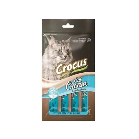 Крем для кошек Crocus Тунец 4 x 15 г