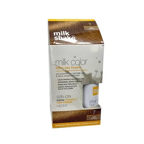 Краска для волос Milk Shake Молочный Цвет 7 - Средний Блондин - Пена Подарок