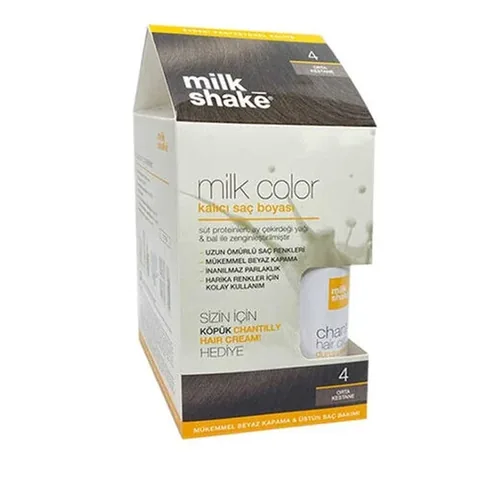 Краска для волос Milk Shake 4 - Средний каштановый