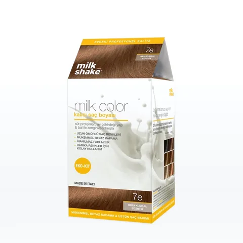 Краска для волос постоянная Milk Shake Milk Color 7 e - Средний блондин экзотик - Эко набор