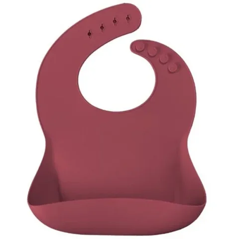 OiOi Basics Burgunder Lätzchen für 6 Monate+