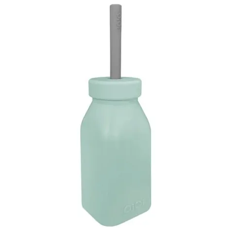OiOi Babyflasche mit Strohhalm River Green 6 Monate+