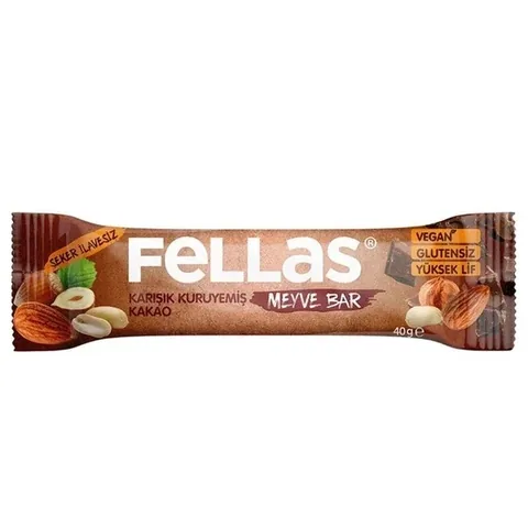 Fellas Misch-Nüsse Frucht Riegel - 40g