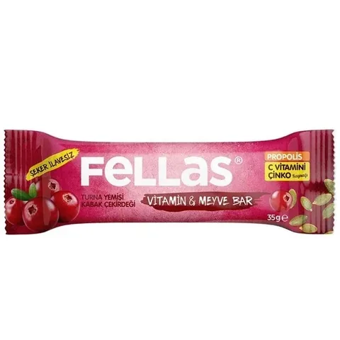 Fellas Vitamin Frucht Riegel - Cranberry & Kürbiskern 35g