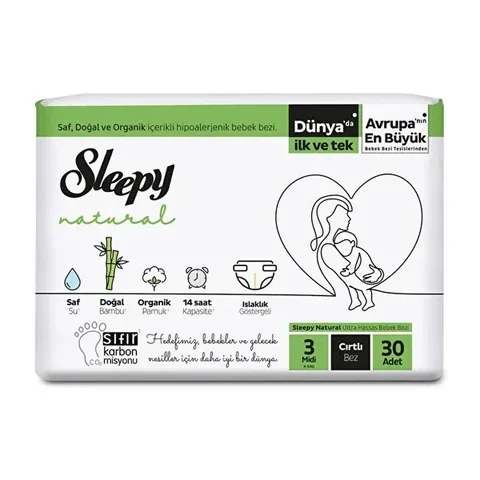 Подгузники Sleepy Baby Jumbo 3 размер Миди 30 шт.