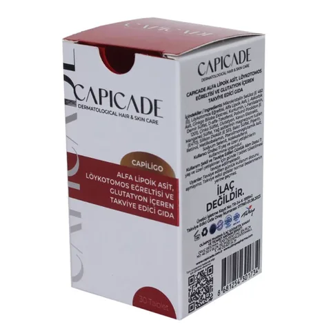 Capicade Capiligo Food Supplement Containing Alpha Lipoic Acid 30 tablets