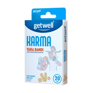 Getwell Pflaster Sortiment - 20 verschiedene Größen
