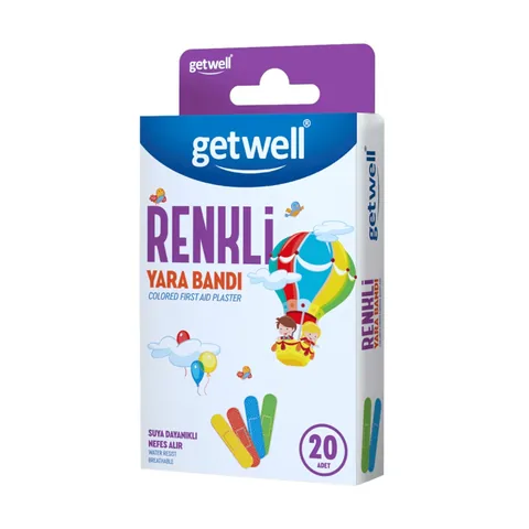 Getwell Band-Aid Colored 20 Pcs