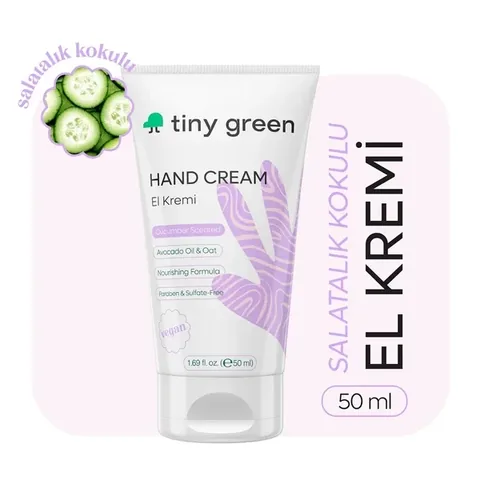 Tiny Green كريم اليدين الأخضر الصغير برائحة الخيار 50 مل