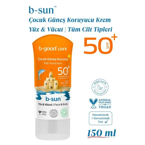 b-good b-sun SPF 50+ Children's Face and Body Sun Protection 150 ml