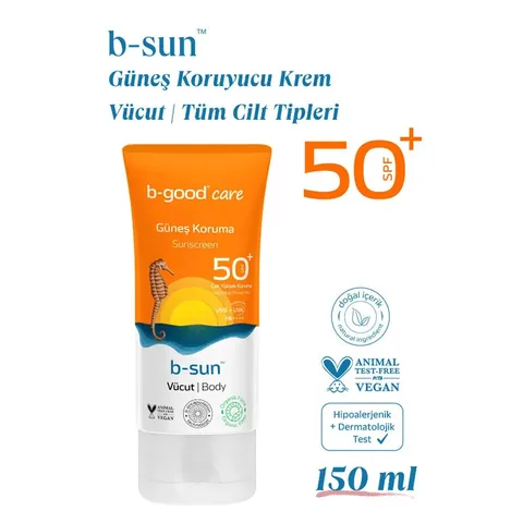 حماية من الشمس للجسم SPF 50+ 150 مل من بي-جود B-Good