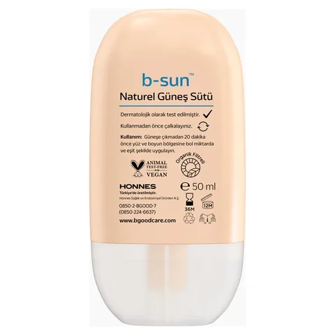B-good B-sun Солнцезащитное молочко с оттенком SPF 50 50 мл