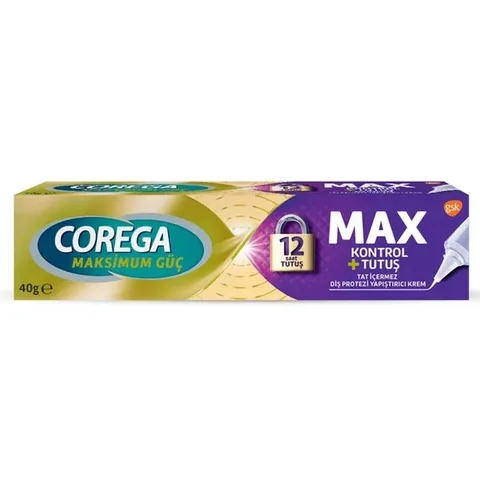 Крем для фиксации зубных протезов Corega Maximum Control 40 мл