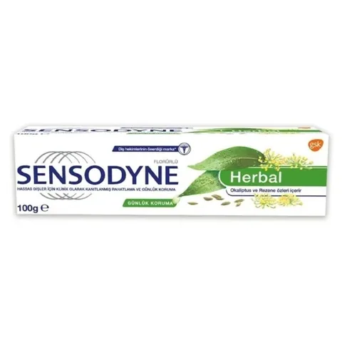 Sensodyne معجون أسنان سنسوداين العشبي برائحة الأوكالبتوس والشمر 100 مل