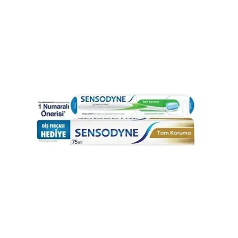 Зубная паста Sensodyne Полная защита 75 мл + Щетка 2 шт набор