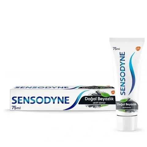 Sensodyne معجون أسنان سنسوداين للتبييض الطبيعي بالفحم النشط 75 مل