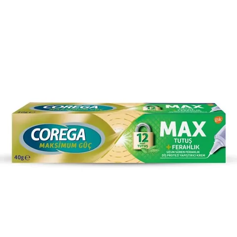 Corega Max Hold Freshness Denture Adhesive Cream 40 gr