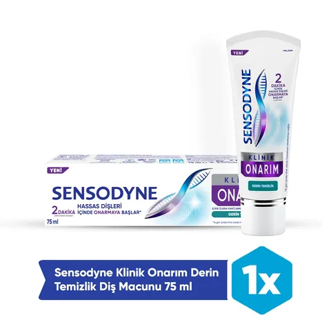 Зубная паста Sensodyne Клинический Ремонт Глубокая Чистка 75 мл