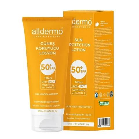 Солнцезащитный лосьон Alldermo SPF 50 200 мл