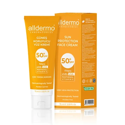 Крем для лица Alldermo Пантенол Солнцезащитный SPF 50+ 75 мл