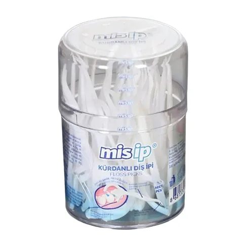 Mis Dental Floss Picks with Toothpick 50 pcs