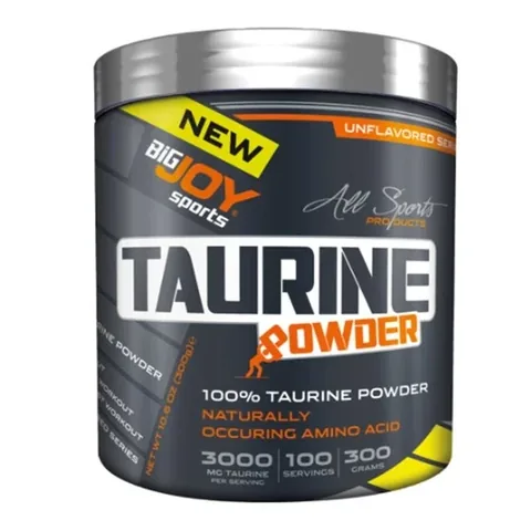 Bigjoy Taurin Pulver 300g - Unaromatisiertes Energie-Boost Ergänzungsmittel