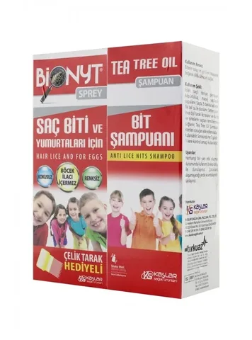 Kaslar Bionyt Läusespray & Teebaumöl Shampoo Set 200ml