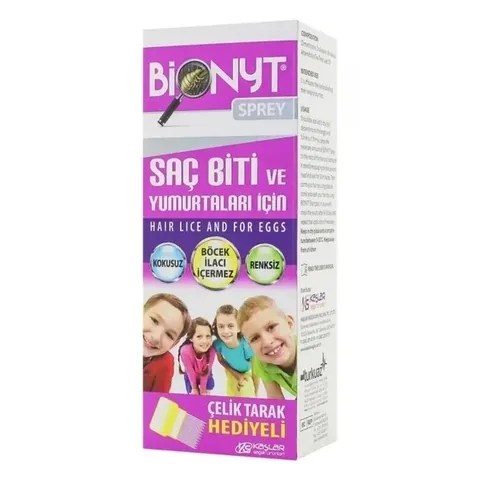 Kaslar Bionyt Läuse Spray & Stahlkamm 100ml