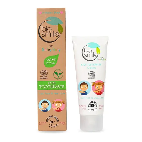 BioSmile Organic Certified +3 Years Children's Toothpaste 75 ml