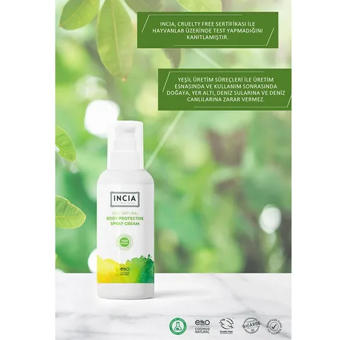 INCIA Natural Insect Repellent Lotion 100ml - DEET-Free Formula