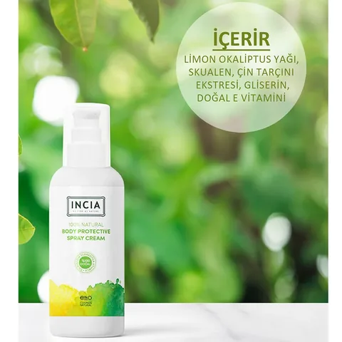 INCIA Natural Insect Repellent Lotion 100ml - DEET-Free Formula