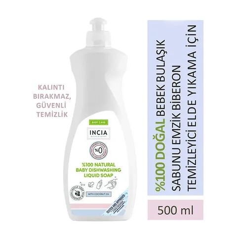 INCIA Natural Baby Dish Soap 500 ml