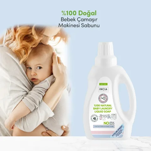 INCIA Natural Baby Washing Machine Soap 750 ml