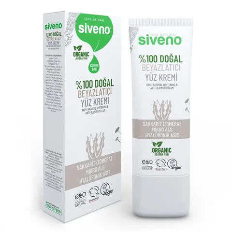 Siveno %100 Natural Whitening Face Cream 30 ml