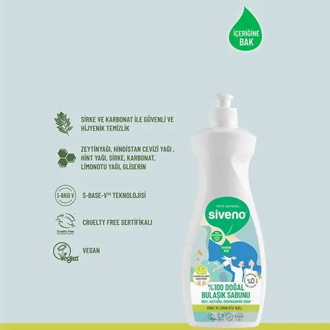 Siveno Natural Dish Soap 500 ml
