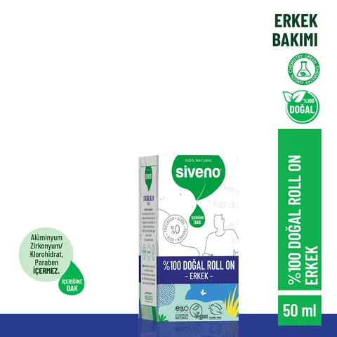 Siveno Natural Roll-On For Men 50 ml