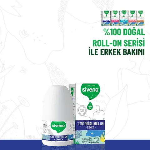Siveno Natural Roll-On For Men 50 ml