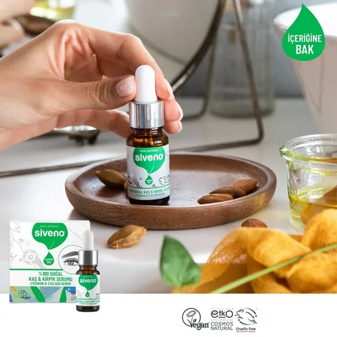 Siveno Eyebrow and Eyelash Strengthening Natural Serum 10 ml