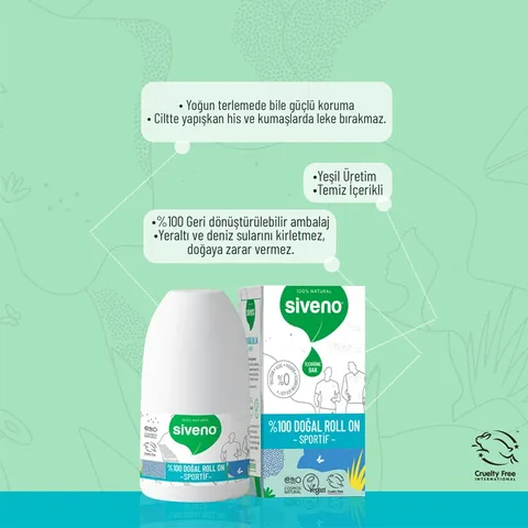 Siveno Natural Teen Pink Roll-On 50 ml