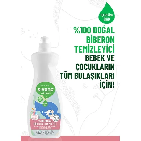 Siveno Baby Natural Pacifier and Bottle Cleaner 500 ml