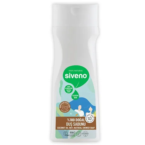Siveno صابون الاستحمام الطبيعي سيفينو بزيت جوز الهند 300 مل