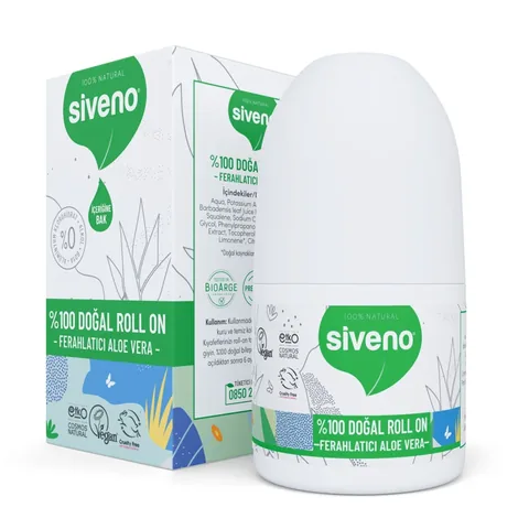 Siveno Aloe Vera Roll-On 50ml - Natürlicher erfrischender Extrakt