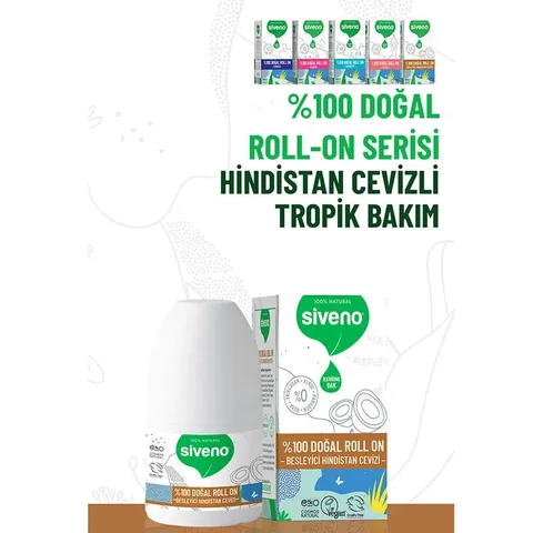 Siveno Natural Nourishing Coconut Extract Roll-On 50 ml