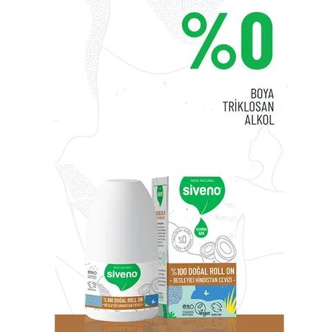 Siveno Natural Nourishing Coconut Extract Roll-On 50 ml